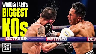 Leigh Wood vs Mauricio Laras BIGGEST KNOCKOUTS [upl. by Nilram]