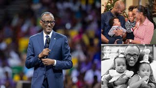 Perezida Kagame yasobanuye impamvu yise abuzukuru be Abe na Agwize [upl. by Nauqet]