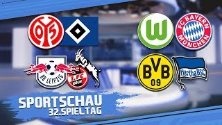 YTBUNDESLIGA SPORTSCHAU  Sonntagsspiele  32Spieltag [upl. by Urion]