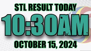 Stl Results Today 1030am OCTOBER 15 2024 [upl. by Niwred492]