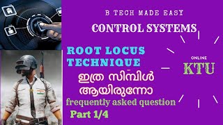 Root locus techniques sure topic PART 14 by Module 2 Dinu A GControl Systems [upl. by Ettenowtna]