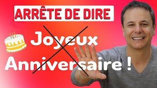 10 Façons de Souhaiter un Joyeux Anniversaire en Français [upl. by Caniff316]