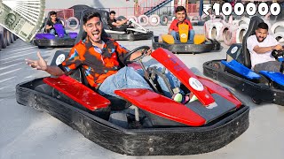 ₹100000 GoKart Race on Real Track🔥 कौनसी गाड़ी रेस जीतेगी [upl. by Aleacin200]