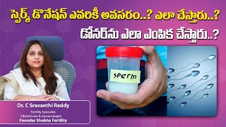 How to Donate Sperm  Sperm Donation Process in Telugu  Best IVF Center  Shubha Fertility [upl. by Korman]