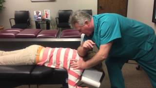 Houston Chiropractor Dr Johnson Treats Severe Neck Pain Upper Back Pain amp Muscle Spasms [upl. by Roselba549]