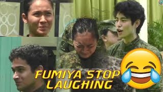 FUMIYA NAKUHA PANG MAG JOKE SAH MILITARY TRAINING [upl. by Ainex]