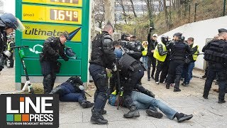 Gilets jaunes Acte 7  Encore des centaines de manifestants  Paris  France 29 décembre 2018 [upl. by Arlana]