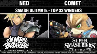 COMBO BREAKER 2024 TOP 32 WINNERS  Ned Cloud vs Comet Fox  Smash Ultimate [upl. by Omura817]