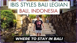 IBIS STYLES BALI LEGIAN  WHERE TO STAY IN BALI  BALI VLOG 2024 [upl. by Katuscha]