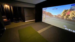 Castle Pines Village Custom Golf Simulator [upl. by Ludovick]