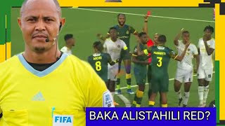 MBWADUKE BAKA ALISTAHILI RED CARD KWA HILI ALILOFANYA REFA ARAJIGA [upl. by Ahsiyk]