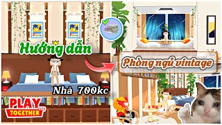 Play Together  Hướng Dẫn Decor Phòng Ngủ Phong Cách Vintage Trong Nhà 700kc  PT MeowSweet [upl. by Risan918]