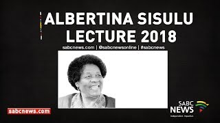 Albertina Sisulu Centenary 2018 Memorial Lecture by Graça Machel [upl. by Doria]