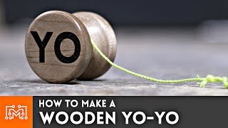 How to Make a Wooden YoYo with a bearing  Woodworking [upl. by Dion797]