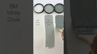 Amazing Paint Combo BM White Dove BM Boothbay Gray BM Brewster Gray [upl. by Evalyn]