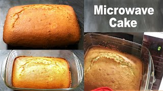 Microwave Vanilla Cake  Sponge Cake In Microwave Convection [upl. by Fidellia]