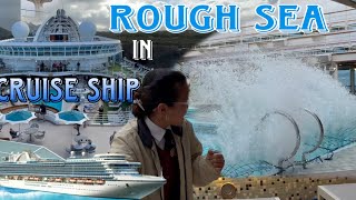 Rough sea VS Normal sea day in Cruise Ship 🛳️  Jeniya rai [upl. by Marlen]