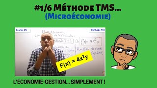 16 Microéconomie  Méthode TMS Taux Marginal de Substitution [upl. by Dawn232]