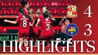 Match Highlights Swindon Town Women vs Abingdon United Women [upl. by Eidaj900]