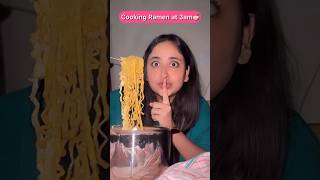 Cooking Ramen At 3AM minivlog asmr ytshorts shorts [upl. by Yrogerg568]