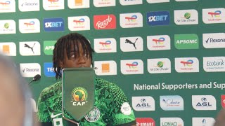 Nigeria Vs Cameroon 20 Man of Match Lookman Reacts To Win Vs Cameroon [upl. by Anoval]