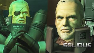 All quotSolidus Snakequot Cutscenes amp Encounter Metal Gear Solid 2 Gameplay [upl. by Elaine125]