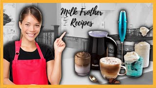 ✅ Yummy Milk Frother Recipes to try todayDrinks to make with a milk frother [upl. by Baynebridge]