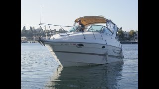 Maxum 2800SCR Express Cruiser quotOn the Water amp Walk Thru Tourquot by South Mountain Yachts [upl. by Bara648]