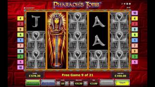 Pharaohs Tomb Slot  €3 Bet  Big Win  Novomatic [upl. by Ina]