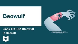 Beowulf  Lines 194661 Beowulf in Heorot Summary amp Analysis [upl. by Nalyd]