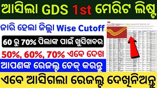 ଆସିଗଲା Postal GDS 1st Merit List  Odisha Postal GDS Merit List 2024  Odisha GDS Merit List [upl. by Arhna]