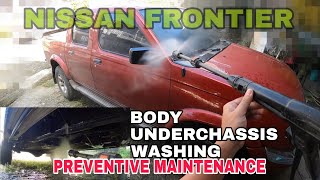 Nissan Frontier Body amp underchassis washing  Iwas bulok [upl. by Premer]