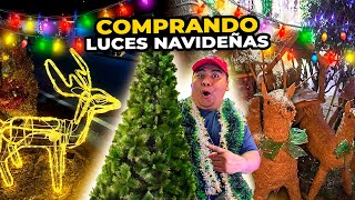 🎄COMPRANDO LUCES NAVIDEÑAS de MADRUGADA estos son los precios [upl. by Dera]