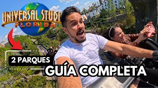 ¿CUÁNTO CUESTA ir a UNIVERSAL STUDIOS 2024🌎  Guía Completa 2024 PARK TO PARK Orlando [upl. by Lilybelle307]