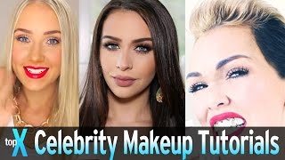 Top 10 YouTube Celebrity Makeup Tutorials  TopX Ep39 [upl. by Yenetruoc]