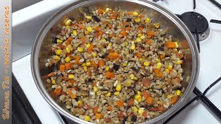 CEBADA PERLADA con Vegetales 🥕 Receta VEGETARIANA Fácil [upl. by Llen]