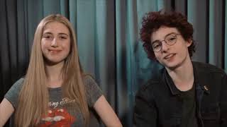 Calpurnias Finn Wolfhard and Ayla TeslerMabe  December 2018  Wall of Sound Interview Part 2 [upl. by Antoni]