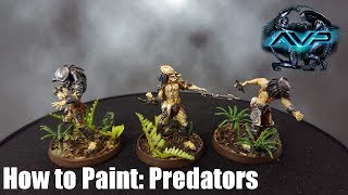 How to Paint AvP The Hunt Begins  Predators [upl. by Marylee599]