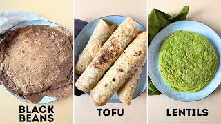 3 Healthy and Easy Tortilla Wrap Recipes [upl. by Hsotnas]