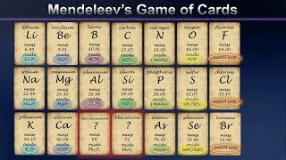 Mendeleevs Game of Cards and the Birth of the Periodic Table [upl. by Devina]