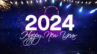 Happy New Year 2024 countdown timer video happynewyear countdownvideo [upl. by Euginom]