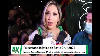 Alcalde presentó a la Reina de Santa Cruz 2022 [upl. by Nirrep]