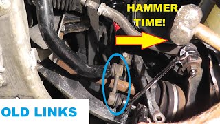 Acura Sway Bar Links or Stabilizer Links  How To Test and Replace with Basic Hand Tools [upl. by Ardnek787]