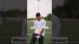 When receivers drop passes 🤦🏽🤣 footballshorts collegefootball americanfootball nfl [upl. by Faunia]