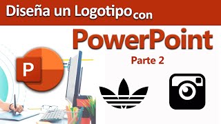 Diseña el logo de Adidas e Instagram con PowerPoint [upl. by Madeleine]