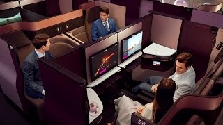 Introducing Qsuite  Qatar Airways New Business Class [upl. by Liamaj360]