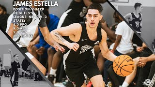 James Estella Highlights 2324  NBL Div3 Lowkeyhoops [upl. by Lexis257]