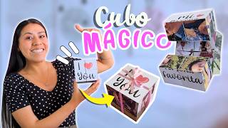 CUBOS MÁGICOS con FOTOS 😍 DIY Regalo  Plantillas Gratis Tu Diva Creativa [upl. by Ahsetra]