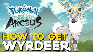 Pokemon Legends Arceus How To Get Wyrdeer How To Evolve Stantler Guide [upl. by Tormoria]