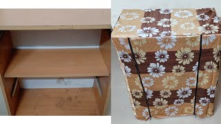 how to make shoe rack cover at homeshoe rack cover cutting and stitching [upl. by Airec]